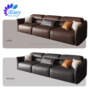 Meubles de salon chinois moderne italien en cuir véritable convertible électrique inclinable fonctionnel canapé-<span class=keywords><strong>lit</strong></span> canapé-<span class=keywords><strong>lit</strong></span> - Product Image 5