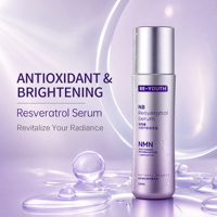 Sérum de beauté naturelle au resvératrol 99% pur, exosomes NMN, antioxydant, éclaircissant, réparateur de barrière, hydratant, anti-âge, essence pour le visage
