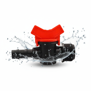 16pe Plastic Pipe 6 Points External Thread Bypass Valve Greenhouse <strong>Drip</strong> <strong>Irrigation</strong> Agricultural Gardening Ball Valve Switchable - Product Image 5