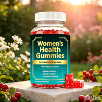 Gummies d'amélioration féminine à la pastèque naturelle, marque privée OEM, avec plusieurs extraits de plantes