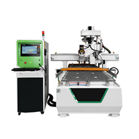 Máquina CNC para trabajar la madera Jinan Mosencnc Mach3 Program ATC, 1500x3000mm, con refrigeración por aire, router CNC, sierra de corte, motor de husillo 380V/220V