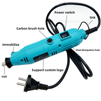 130W Mini meuleuse électrique à main bricolage vitesse Variable pour la gravure et le polissage de bijoux 40PC Mini perceuse ensemble