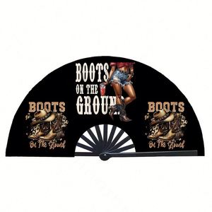 Abanico de Mano Plegable de Bambú con Protección UV, Personalizado, Grande, 27/33 cm, para Decoración del Hogar, Abanicos Tradicionales para Festivales y Días Festivos - Product Image 6