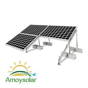 Support de fixation solaire pour toit plat en aluminium Xiamen Amoy, fixation sur poteau, livraison directe d'usine. - Product Image 4