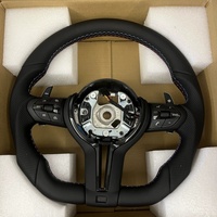 Volant en cuir pour intérieur de voiture, compatible avec BMW F10 F20 F30 F32 F36 F80 M3 M4 M5 M6 E70 E90 E91, vente en gros