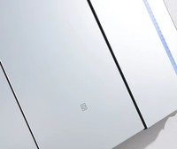 Meuble-lavabo de salle de bain moderne en bois massif résistant à l'eau, style ferme, avec égouttoir en acier inoxydable et miroir LED, pour usage hôtelier