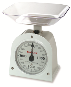 시크 스타일 1kg 2kg <span class=keywords><strong>3kg</strong></span> 4kg 5kg 볼이 있는 기계식 저울, 기계식 음식 무게 측정 다이얼 스프링 주방 저울 - Product Image 1