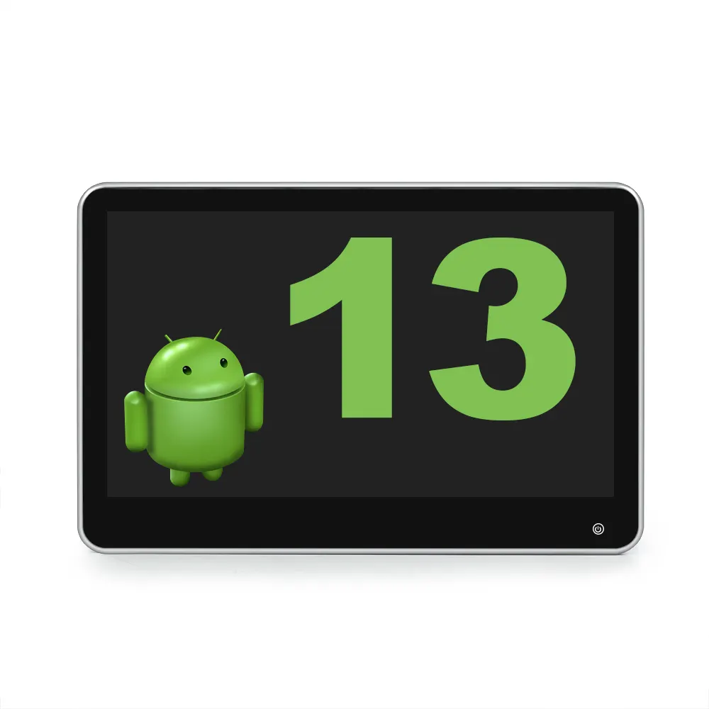Monitor sandaran kepala Android 13 layar sentuh, Monitor sandaran kepala layar sentuh 11.6 inci dengan Port USB