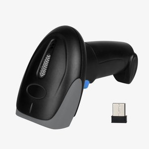 Lecteur de codes-barres USB noir, pistolet scanner portable pour inventaire de détail et étiquettes d'expédition avec câble - Product Image 4