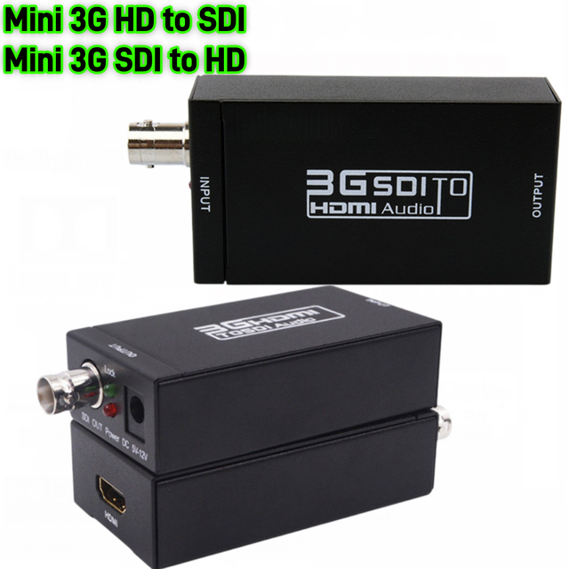Mini 3G HDMI to SDI Converter Adapter 3G SD-SDI/HD-SDI/3G-SDI SDI  to HDMI Converter Adapter Support 720p1080p