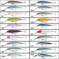 RAPALA Leurre Artificiel Dur Mino CDMAG pour la Pêche en Mer Profonde en Bateau avec Hameçons, Langue en Fer, Pêche à la Traîne, Leurre pour Maquereau