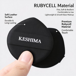 Ensemble de 3 houppettes à poudre Air Cushion avec boîte de rangement, utilisation humide ou sèche, houppette de maquillage Rubycell pour fond de teint - Product Image 3