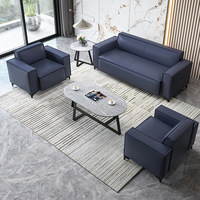 Muebles modernos Silla de oficina ergonómica Silla de brazo de sala de espera de 3 plazas Sofá de cuero de oficina Precio