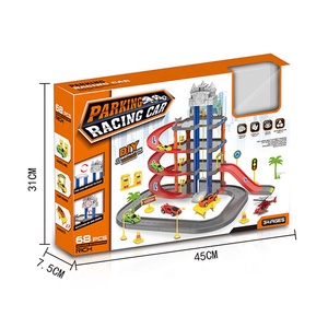 Auto giocattolo fai da te assemblato per bambini <span class=keywords><strong>Garage</strong></span> 4 piani pista parcheggio giocattolo <span class=keywords><strong>Garage</strong></span> ascensore parcheggio pista da corsa veicolo giocattolo con auto e aereo - Product Image 4