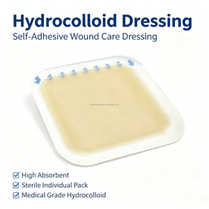 Cerotto Idrocolloidale Medico Monouso Autoadesivo Assorbente per il <span class=keywords><strong>Trattamento</strong></span> di Piaghe <span class=keywords><strong>da</strong></span> <span class=keywords><strong>Decubito</strong></span>, Vesciche e Ferite Minori - Product Image 3