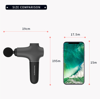 Pistolet de massage électrique portatif, masseur musculaire portable, appareil de thérapie par percussion des tissus profonds pour la relaxation corporelle