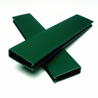 Panneau 3D Clôture Occultation PVC Kit Cloture Sécurité Privacy Panel Strip Garden Panneau Grillage Rigide Vert 250m Galvanize Mesh