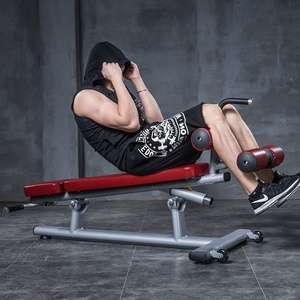 Appareil d'entraînement abdominal commercial réglable pour hommes, multifonctionnel, avec plaque métallique pour exercices <span class=keywords><strong>de</strong></span> sit-ups et réduction du ventre <span class=keywords><strong>de</strong></span> bière - Product Image 5