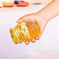 Bocaux en verre vides pour miel d'abeille de 180 ml, 380 ml, 730 ml avec couvercle métallique, réutilisables, pour confiture, miel, conteneur de stockage, pot d'emballage pour miel