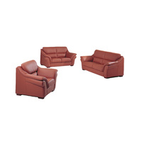 Ensemble de canapés inclinables en cuir de luxe de haute qualité avec un design moderne et une garantie de 2 ans pour les meubles de salon de villa