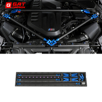 Barre de renforcement de tour de suspension avant en fibre de carbone sèche pré-imprégnée pour BMW M2 G87 M3 G80 M4 G82 G83 – Amélioration des performances et rigidification du châssis