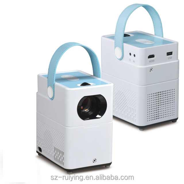 Android Mini Projector 720P HD Native, Portable Outdoor Movie Projector Support 1080P for TV Stick Home Theater Video Projector