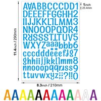 Boîte aux lettres numéros étiquettes bricolage artisanat Art faisant vinyle auto-adhésif numéro Alphabet vinyle autocollants Alphabet autocollants