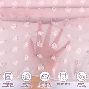 Décoration Fantaisie en Polyester Rose pour Filles, Idéale pour Berceaux, Ciel de Lit et Rideaux - Product Image 4