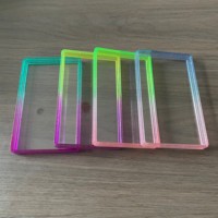 Protector de Acrílico Transparente PSA Slab Guard, Protector de Parachoques de TPU con Degradado para Ventana de Exhibición de Tarjetas