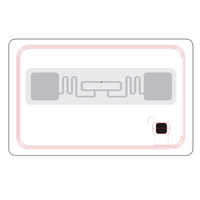 Tarjeta RFID de Doble Frecuencia UHF +HF MIFARE DESFire EV3 4K de 13.56MHz 860~960MHz