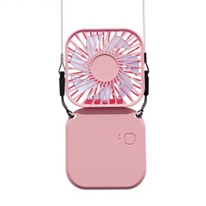 A Rechargeable, Foldable, Neck-hanging, Handheld Portable <b>Mini</b> Outdoor <b>Fan</b> - Product Image 1