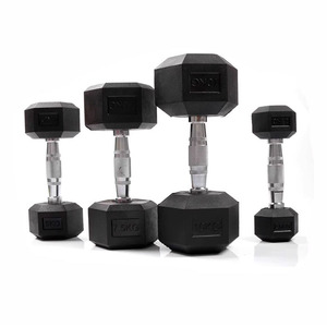 Mancuernas Hexagonales de Hierro Fundido con Revestimiento de Goma para Gimnasio en Casa, para Ejercicios de Fitness Corporal - Product Image 3