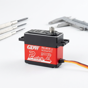 Servo digital sin escobillas de alto torque GDW RS‑4010 de 45 kg con carcasa metálica para piezas de repuesto de modelos de aviones y drones RC - Product Image 1