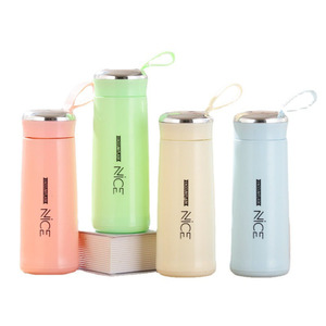 Seaygift New Nice Motivational Glass Water Bottle for Promotional Cup Glass Cute Gift Drinkware for School