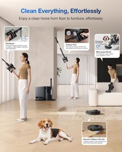 ECOVACS DEEBOT T30S Combo <span class=keywords><strong>Aspirateur</strong></span> robot laveur 11000Pa ZeroTangle Nettoyage des bords adaptatif TruEdge Lavage sonique à l'eau chaude - Product Image 3