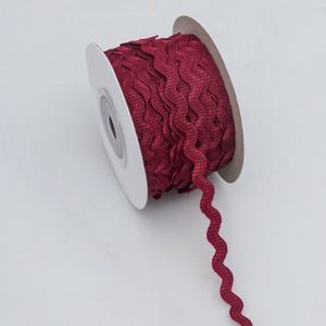 Ruban en polypropylène gaufré double face populaire et durable de 5 mm pour la couture et la finition des boîtes cadeaux de Noël, 25 m/rouleau, tendance - Product Image 4