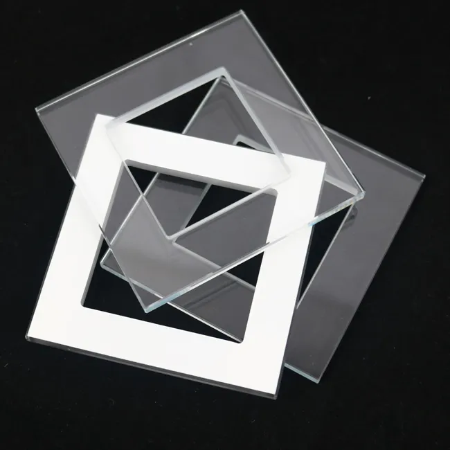 China 4mm tempered glass for switch glass frame