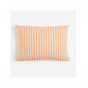 100% coton Mini-Checked View luxe décoratif maison canapé chambre décoration respirant et amovible taies d'oreiller durable - Product Image 1