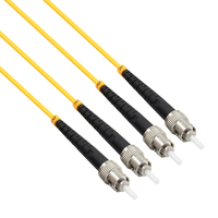 Cordon de brassage fibre optique blindé ST-ST de 3 mètres, composant de communication optique, testé en usine OEM avec 30 ans d'expérience