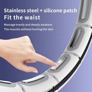 Detachable Workout Hula Ring Smart Weighted <strong>Hoop</strong> Fit for Adults Weight Loss Quiet <strong>Exercise</strong> <strong>Hoop</strong> Auto-Spinning <strong>Ball</strong> Adjustable - Product Image 4