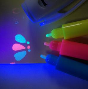 Màu Đỏ Xanh Vàng Màu UV Vô Hình <span class=keywords><strong>Ink</strong></span> Maker <span class=keywords><strong>Pen</strong></span> CH-6019 Thông Điệp Bí Mật Trò Chơi Gián Điệp Đảng Đồ Chơi Ma Thuật Markers Với Ánh Sáng Op Top - Product Image 6