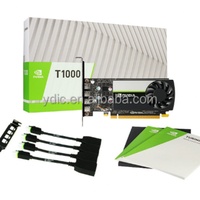 Carte graphique professionnelle T1000 pour station de travail, 4G/8G GDDR6 128 bits 1250 MHz, accélérateur vidéo GPU, nouveau ventilateur, DirectX 12, PCI