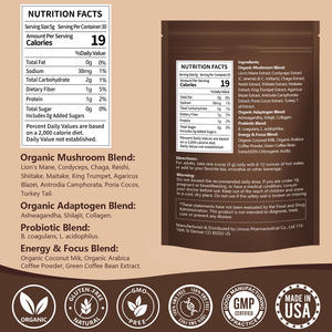 Superfood Organique Extrait Instantané de Café Ganoderma en Poudre Vente en Gros Lions Crinière Herbes Supplément Vitamines pour Nouveau-nés - Product Image 2