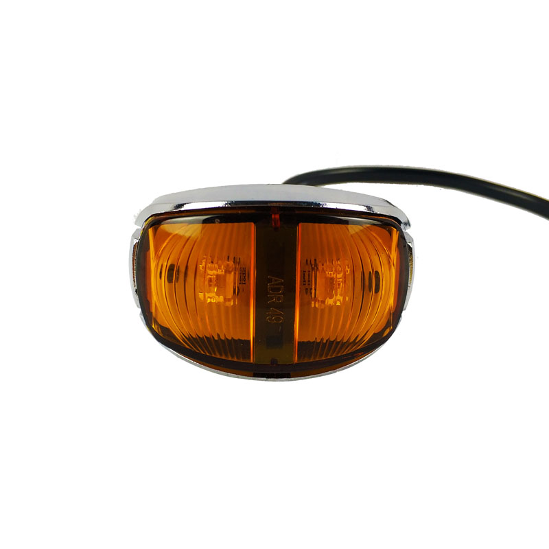 Габаритный фонарь для грузовика, 10-30 в, красный, желтый