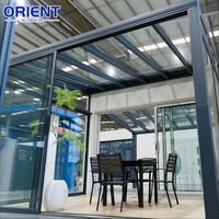 Toldo de Jardín a Precio de Fábrica, Cubierta de Patio con Techo de Policarbonato para Exteriores, Toldo de Aluminio