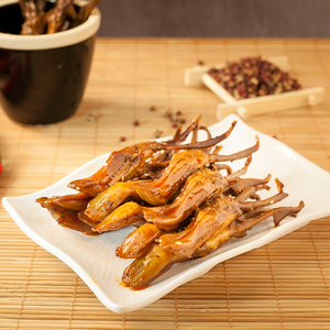 Friandises sèches au goût de langue de canard épicée et sucrée, spécialité de la cuisine, plats à base de viande, goût de <span class=keywords><strong>saumure</strong></span>, satisfait les envies, petites collations - Product Image 1