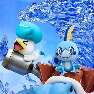 Série EGG Water : Seau Familial en PVC Pokémon Super Grand Blastoise GK Modèle Anime Ornement Vente en Gros - Product Image 4