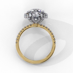 Anillo de diamantes de oro de 18 quilates de la mejor calidad para mujer, elegante joyería de boda y compromiso disponible a precio de mayorista. - Product Image 4