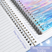 A5 Kawaii Spiralgebundenes Notizbuch für Schüler & Kinder 60 Blatt Niedliches Cartoon-Design Geschenk