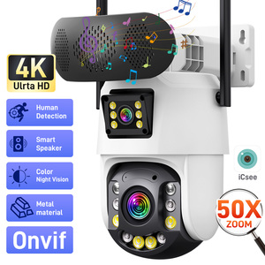 Ngoài trời <span class=keywords><strong>ip</strong></span> <span class=keywords><strong>Camera</strong></span> PCB an ninh Hội Đồng Quản trị 4k <span class=keywords><strong>PTZ</strong></span> 50x Zoom Loa thông minh hai cách âm thanh ống kính kép - Product Image 2